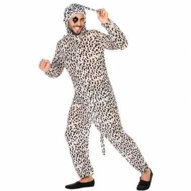 Dierenpak foute kleding dalmatier hond voor volwassenen