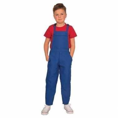 Foute blauwe tuinbroek/overall voor kinderen kleding