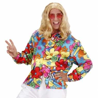 Foute fel gekleurd hippie shirt kleding