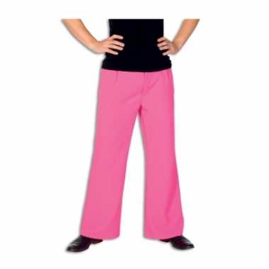 Foute hippie broek roze kleding