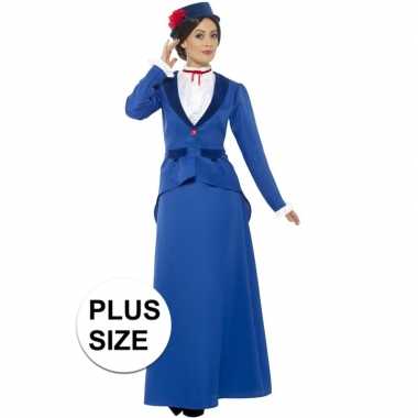 Grote maten victoriaanse kinderjuffrouw foute kleding voor dames