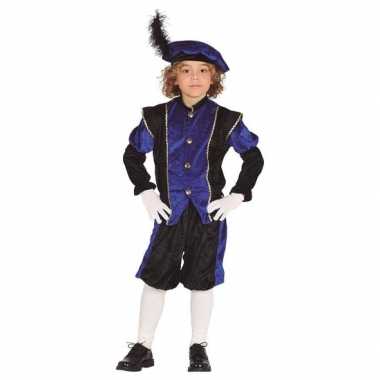 Pieten foute kleding zwart/blauw voor jongens/meisjes