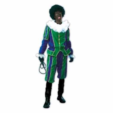 Roetveeg pieten foute kleding groen/blauw voor dames en heren