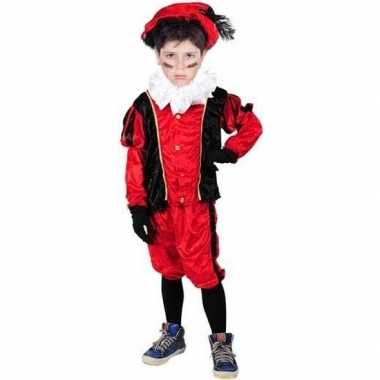 Roetveeg pieten foute kleding rood/zwart voor kinderen