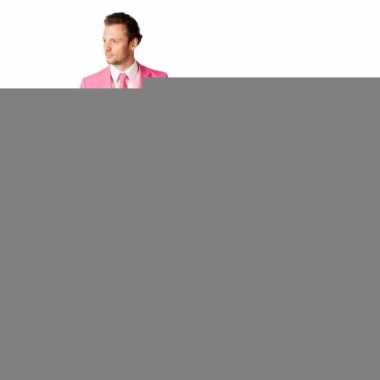 Roze heren foute kleding maat 48 (m) met gratis zonnebril