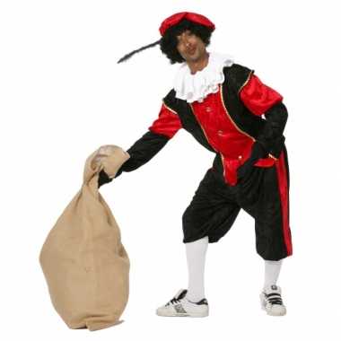 Zwart met rood pieten foute kleding