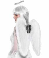 Foute accessoires vleugels wit kleding