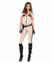 Foute carnaval politie catsuit met accessoires kleding