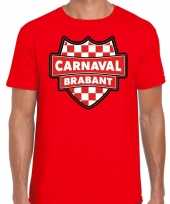 Foute carnaval t-shirt brabant rood voor heren kleding