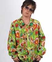 Foute flower power blouse kids hartjes kleding