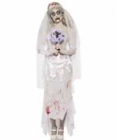 Foute horror bruid jurk met sluier kleding