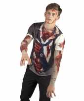 Foute kleding zombie man shirt