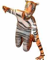 Foute morphsuit pak met tijger print kleding