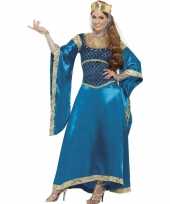 Foute prinsessen jurk blauw kleding