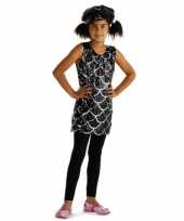 Foute zwarte jurkjes met pailletten voor kids kleding