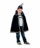 Foute zwarte prins carnaval vekleed set voor kids kleding