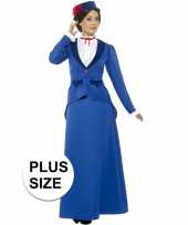 Grote maten victoriaanse kinderjuffrouw foute kleding voor dames