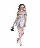 Halloween bloederige bruid dames foute kleding
