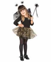 Halloween halloween foute kleding heksenset zwarte spin voor meisjes