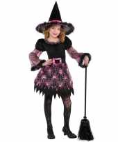 Halloween heksen foute kleding spinnenweb voor meisjes