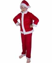 Kerstman foute kleding met muts voor kinderen