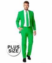 Plus size heren foute kleding groen